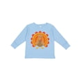 thumbnail image 1 of Inktastic Thanksgiving Turkey Boys or Girls Long Sleeve Toddler T-Shirt, 1 of 5
