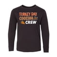 thumbnail image 1 of Inktastic Thanksgiving Turkey Day Cooking Crew with Turkey and Pumpkin Pie Long Sleeve Youth T-Shirt, 1 of 5