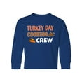 thumbnail image 1 of Inktastic Thanksgiving Turkey Day Cooking Crew with Turkey and Pumpkin Pie Long Sleeve Youth T-Shirt, 1 of 5