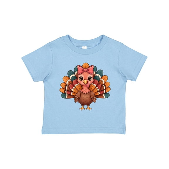 Inktastic Thanksgiving Turkey Female Girls Toddler T-Shirt