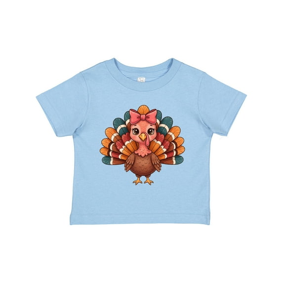 Inktastic Thanksgiving Turkey Female Girls Toddler T-Shirt