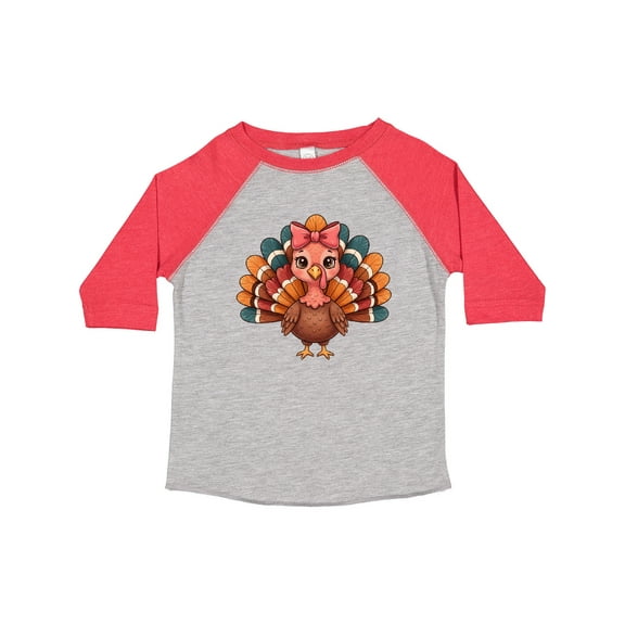 Inktastic Thanksgiving Turkey Female Girls Toddler T-Shirt