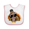 thumbnail image 1 of Inktastic Thanksgiving Turkey Funny Boys or Girls Baby Bib, 1 of 4
