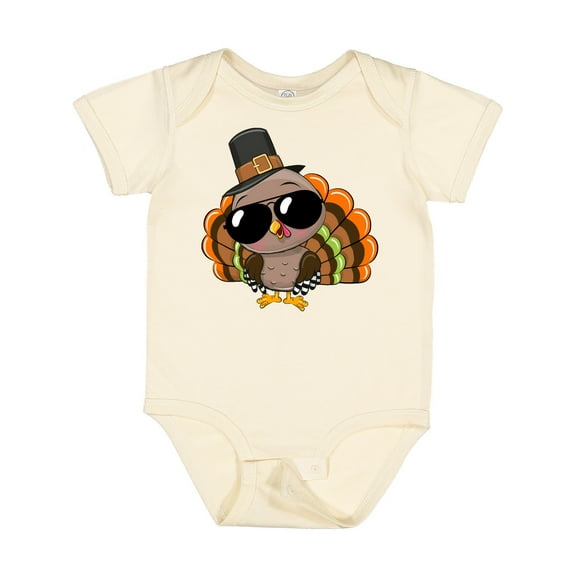 Inktastic Thanksgiving Turkey Funny Boys or Girls Baby Bodysuit