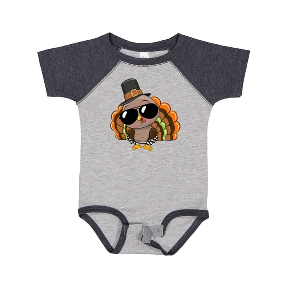 Inktastic Thanksgiving Turkey Funny Boys or Girls Baby Bodysuit