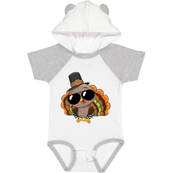 Inktastic Thanksgiving Turkey Funny Boys or Girls Baby Bodysuit