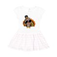 thumbnail image 1 of Inktastic Thanksgiving Turkey Funny Girls Toddler Dress, 1 of 4