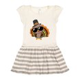 thumbnail image 1 of Inktastic Thanksgiving Turkey Funny Outfit Gift Toddler Girl Dress, 1 of 4