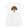thumbnail image 1 of Inktastic Thanksgiving Turkey Girls Toddler Dress, 1 of 5