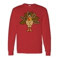 thumbnail image 1 of Inktastic Thanksgiving Turkey Long Sleeve T-Shirt, 1 of 5