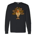 thumbnail image 1 of Inktastic Thanksgiving Turkey Long Sleeve T-Shirt, 1 of 5