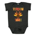thumbnail image 1 of Inktastic Thanksgiving Turkey Time Boys or Girls Baby Bodysuit, 1 of 5