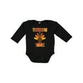 thumbnail image 1 of Inktastic Thanksgiving Turkey Time Boys or Girls Long Sleeve Baby Bodysuit, 1 of 5