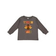 thumbnail image 1 of Inktastic Thanksgiving Turkey Time Boys or Girls Long Sleeve Toddler T-Shirt, 1 of 5