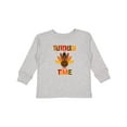 thumbnail image 1 of Inktastic Thanksgiving Turkey Time Boys or Girls Long Sleeve Toddler T-Shirt, 1 of 5