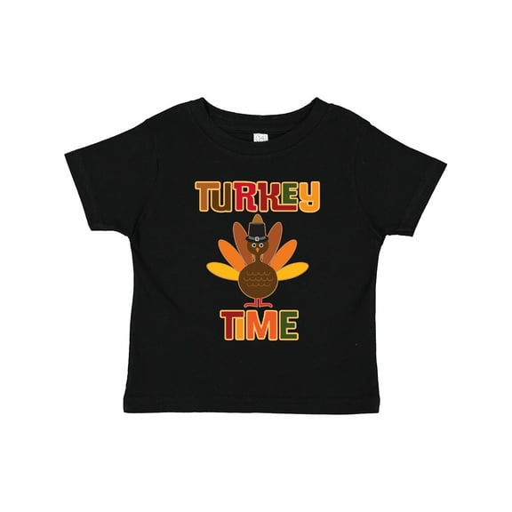Inktastic Thanksgiving Turkey Time Boys or Girls Toddler T-Shirt