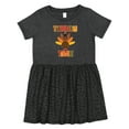 thumbnail image 1 of Inktastic Thanksgiving Turkey Time Girls Toddler Dress, 1 of 5