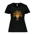 thumbnail image 1 of Inktastic Thanksgiving Turkey Women's Plus Size T-Shirt, 1 of 5