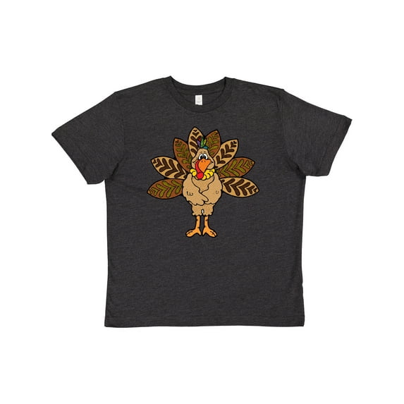Inktastic Thanksgiving Turkey Youth T-Shirt