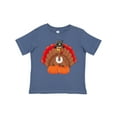 thumbnail image 1 of Inktastic Thanksgiving Turkey with Pumpkin Boys or Girls Toddler T-Shirt, 1 of 5