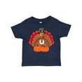 thumbnail image 1 of Inktastic Thanksgiving Turkey with Pumpkin Boys or Girls Toddler T-Shirt, 1 of 5