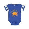 thumbnail image 1 of Inktastic Thanksgiving Wreath Autumn Fall Pumpkin Boys or Girls Baby Bodysuit, 1 of 5