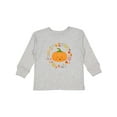 thumbnail image 1 of Inktastic Thanksgiving Wreath Autumn Fall Pumpkin Boys or Girls Long Sleeve Toddler T-Shirt, 1 of 5