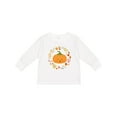 thumbnail image 1 of Inktastic Thanksgiving Wreath Autumn Fall Pumpkin Boys or Girls Long Sleeve Toddler T-Shirt, 1 of 5