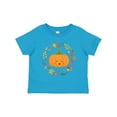 thumbnail image 1 of Inktastic Thanksgiving Wreath Autumn Fall Pumpkin Boys or Girls Toddler T-Shirt, 1 of 5