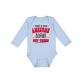 thumbnail image 1 of Inktastic That's My Awesome Brother out There with Baseballs Boys or Girls Long Sleeve Baby Bodysuit, 1 of 5