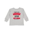 thumbnail image 1 of Inktastic That's My Awesome Brother Out There with Baseballs Boys or Girls Long Sleeve Toddler T-Shirt, 1 of 5