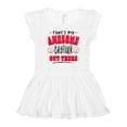 thumbnail image 1 of Inktastic That's My Awesome Brother out There with Baseballs Girls Toddler Dress, 1 of 5