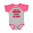 thumbnail image 1 of Inktastic That's My Awesome Brother out There with Soccer Balls Boys or Girls Baby Bodysuit, 1 of 5