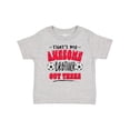 thumbnail image 1 of Inktastic That's My Awesome Brother out There with Soccer Balls Boys or Girls Baby T-Shirt, 1 of 5