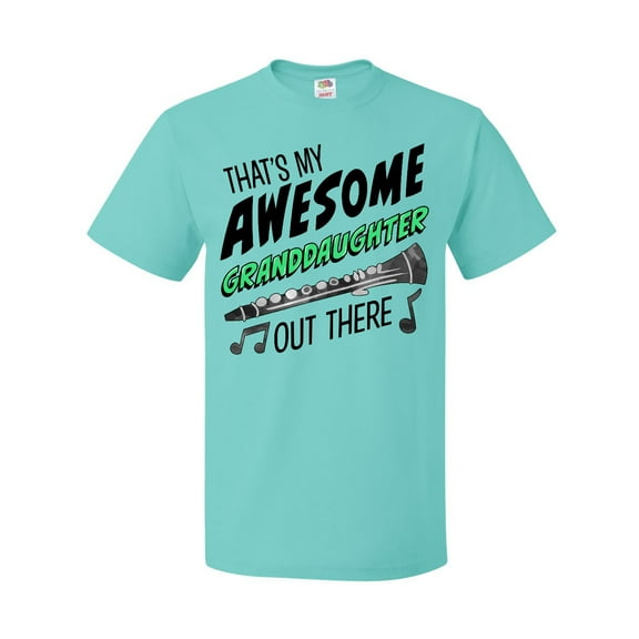 Inktastic That's My Awesome Granddaughter out There with Clarinet T-Shirt