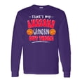 thumbnail image 1 of Inktastic That's My Awesome Grandson out There with Basketballs Long Sleeve T-Shirt, 1 of 5