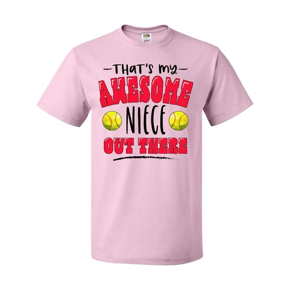 Inktastic That's My Awesome Niece out There with Softballs T-Shirt