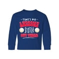 thumbnail image 1 of Inktastic That's My Awesome Sister Out There with Volleyballs Long Sleeve Youth T-Shirt, 1 of 5
