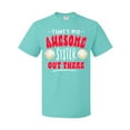 thumbnail image 1 of Inktastic That's My Awesome Sister Out There with Volleyballs T-Shirt, 1 of 5