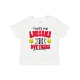 thumbnail image 1 of Inktastic That's My Awesome Sister out There with Softballs Boys or Girls Baby T-Shirt, 1 of 5