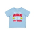 thumbnail image 1 of Inktastic That's My Awesome Sister out There with Softballs Boys or Girls Baby T-Shirt, 1 of 5