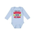 thumbnail image 1 of Inktastic That's My Awesome Sister out There with Softballs Boys or Girls Long Sleeve Baby Bodysuit, 1 of 5