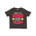 thumbnail image 1 of Inktastic That's My Awesome Sister out There with Softballs Boys or Girls Toddler T-Shirt, 1 of 5