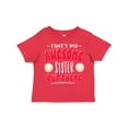thumbnail image 1 of Inktastic That's My Awesome Sister out There with Volleyball Boys or Girls Toddler T-Shirt, 1 of 5