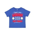 thumbnail image 1 of Inktastic That's My Awesome Sister out There with Volleyball Boys or Girls Toddler T-Shirt, 1 of 5