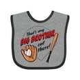 thumbnail image 1 of Inktastic That's My Big Brother out There Baseball Boys or Girls Baby Bib, 1 of 4