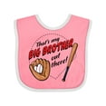 thumbnail image 1 of Inktastic That's My Big Brother out There Baseball Boys or Girls Baby Bib, 1 of 4
