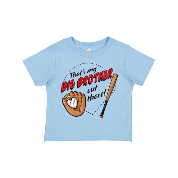 Inktastic That's My Big Brother out There Baseball Boys or Girls Toddler T-Shirt
