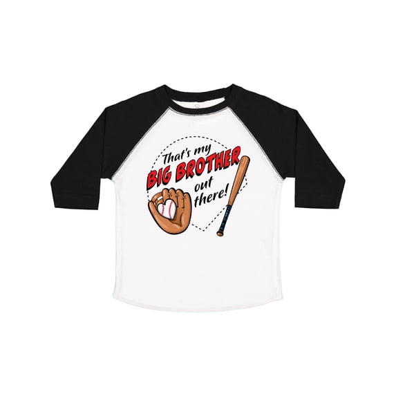 Inktastic That's My Big Brother out There Baseball Boys or Girls Toddler T-Shirt