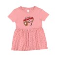 thumbnail image 1 of Inktastic That's My Big Brother out There Baseball Girls Baby Dress, 1 of 5